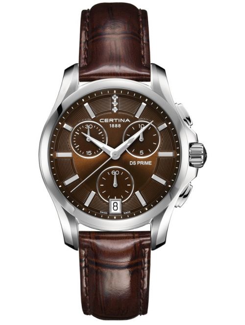 Certina Lady Quartz DS Prime Chronographe montre C004.217.16.296.00