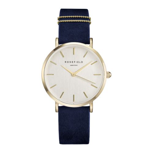 Rosefield The West Village White Gold Navy montre WBUG-W70
