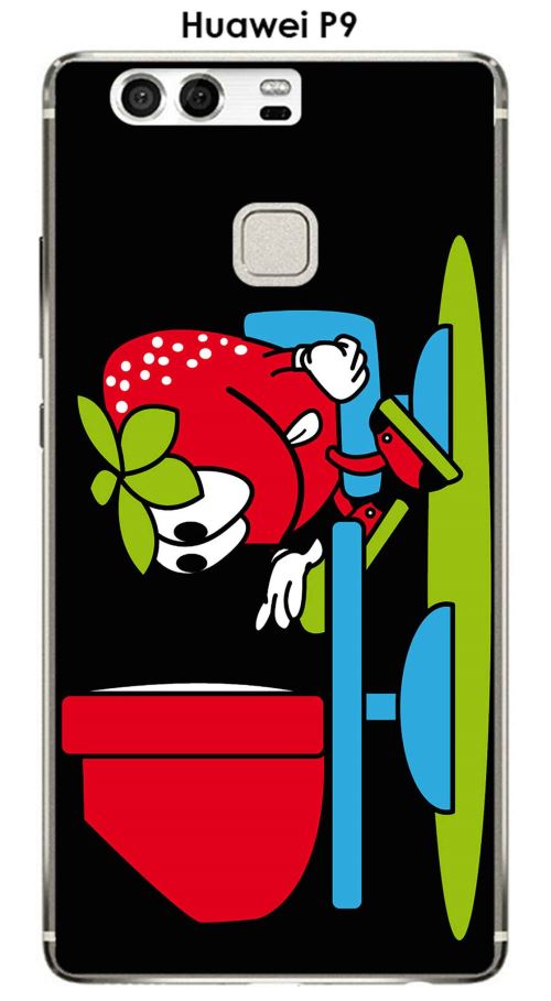 Coque Huawei P9 design fraise