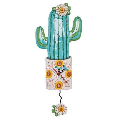 Pendule en forme de Cactus by Allen