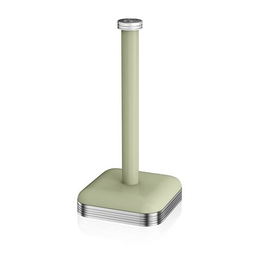 SWAN SWKA1040GN Porte-rouleau de cuisine Retro, Acier Inoxydable, Design Vintage Vert Verde