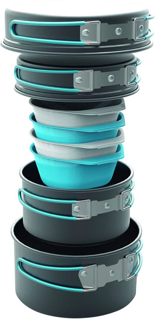 Highlander Apex Weekender-Set de Cuisine pour Camping Set de Voyage