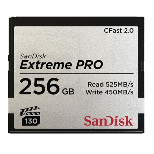 Carte mémoire CFast Extreme Pro , CFast 2.0, 256GB