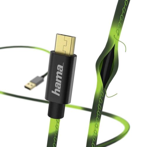 Hama 00178318 1.5m Usb A Usb C Mâle Mâle Vert Câble Usb - Câbles Usb (1,5 M, Usb A, Usb C, 2.0, Mâle/mâle, Vert)