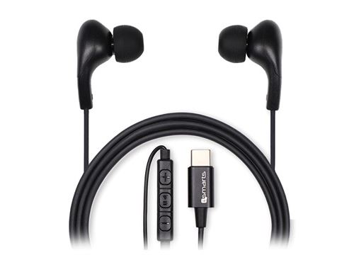 Écouteurs USB-C Intra-auriculaires 4smarts Melody - Noir