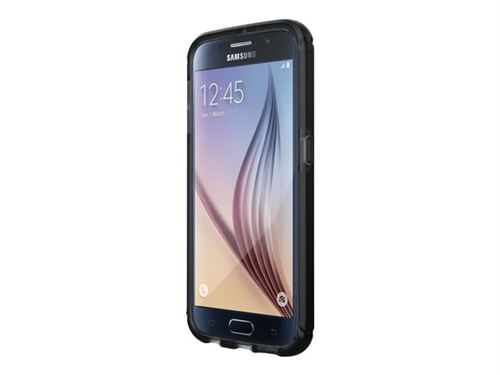 Tech21 Evo Tactical - Achterzijde behuizing voor mobiele telefoon - FlexShock, thermoplastic polyurethaan (TPU) - rokerig/zwart - voor Samsung Galaxy S6