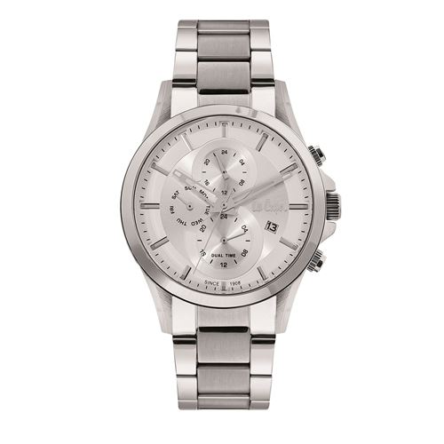 Lee Cooper Montre analogique multifonctions bracelet métal WILSON Argent