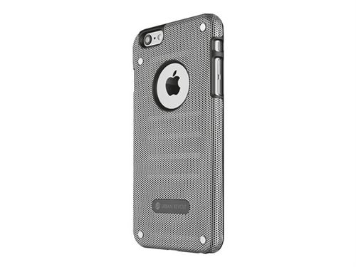 Urban Revolt Endura - Achterzijde behuizing voor mobiele telefoon - metaal, rubbercoating - zilver - voor Apple iPhone 6 Plus