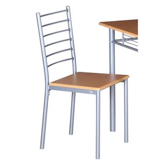 Table De Cuisine Et Salle A Manger 4 Chaises Ankara Coloris Bois