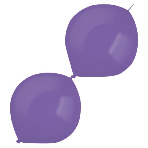 Amscan ballons pendulaires métalliques 30 cm latex violet 50 pièces