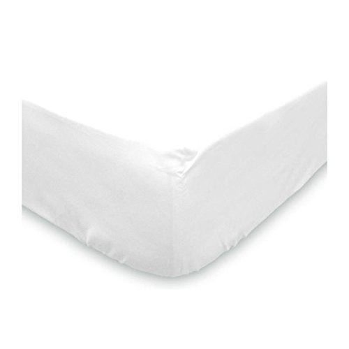 SOLEIL D'OCRE Protege-matelas molleton 140x200 cm blanc
