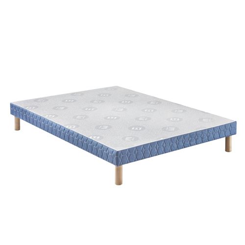 Sommier tapissier Merinos confort ferme pieds 120x190