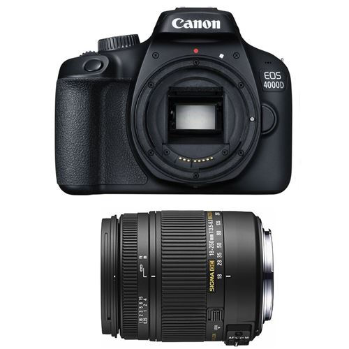 Canon Eos 4000D + Sigma 18-250 F3,5-6,3 Dc Macro Os