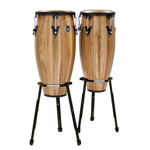 Latin Percussion LPA647B-SW Aspire Walnut 11+12 congas sur 2 pieds