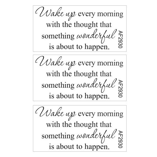 Autocollant Mural Amovible Anglais Lettre Sticker Bricolage Décor Maison Chambre 3Pcs