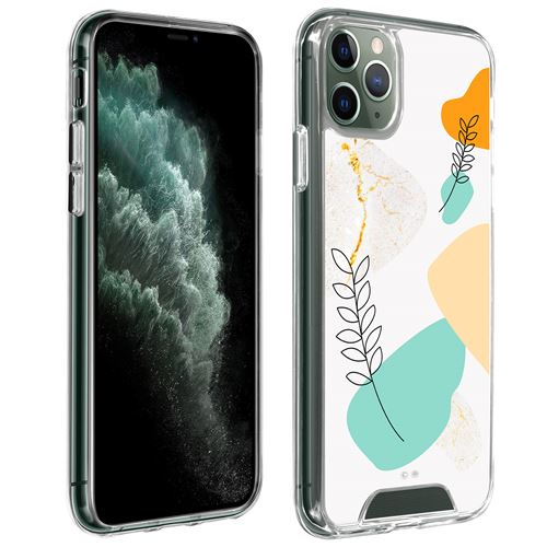 Coque pour iPhone 11 Pro Max Imprimé Feuilles Laurier Made In France Antichoc