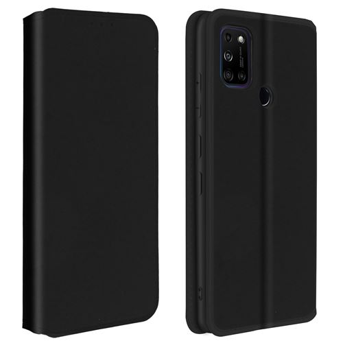 Avizar Housse pour Wiko View 5 / 5 Plus Folio Portefeuille Fonction Support Noir