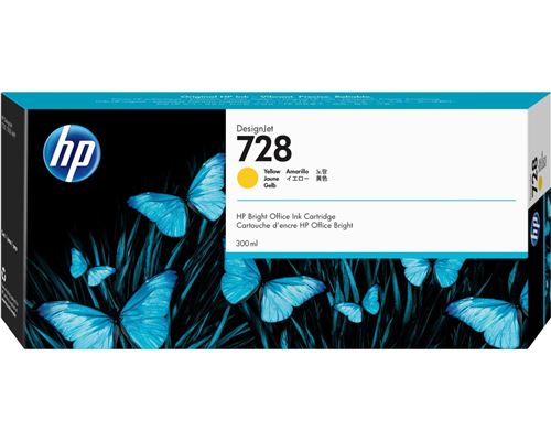 HP 728 F9K15A Cartouche d'encre d'origine Jaune