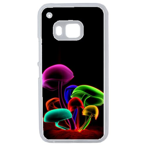 Coque Champignon 3d Illuminés Compatible Htc One 2 M9 Transparent