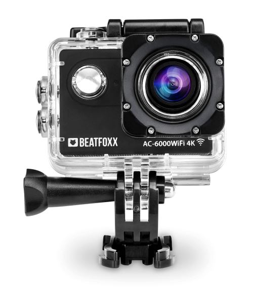 Beatfoxx AC-6000WiFi 4K caméra d'action 12 MP HDMI SD USB