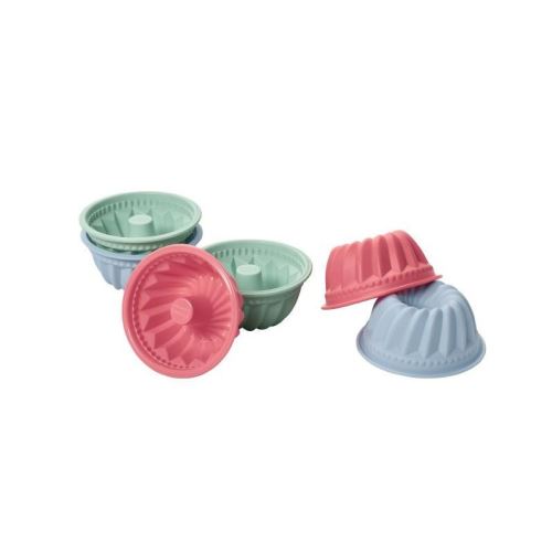 LURCH Lot de 6 moules Kouflof - Pastel