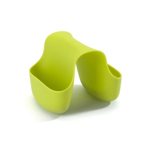 Porte-éponge d'évier en silicone Blanc