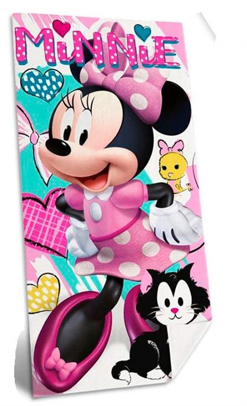 Disney - Minnie Serviette de Plage, WD19452, 140 x 70 cm