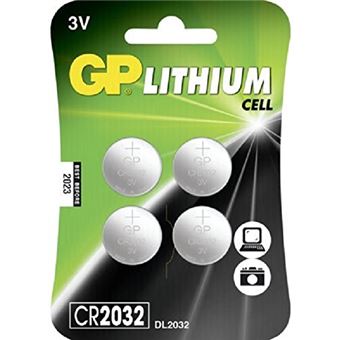 Lot de 5 Piles bouton GP Batterie lithium 3V type CR2032