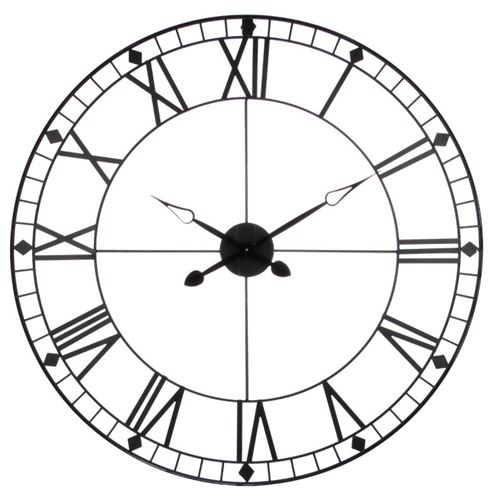 Horloge murale géante D88 noir Atmosphera
