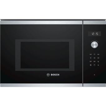 Bosch Serie | 6 BEL554MS0 - Four micro-ondes grill - encastrable - 25 litres - 900 Watt - acier inoxydable - 1