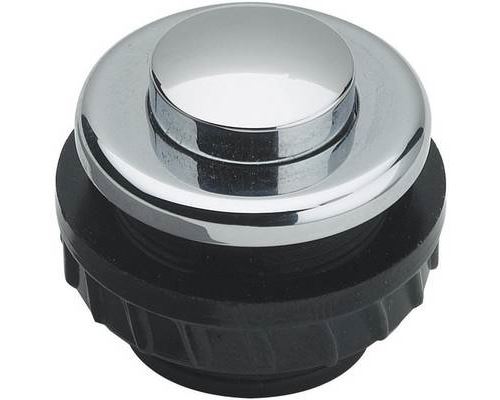 Grothe 62033 Bell Button 1x Chrome 12V/1.5A Reliable Silver Contacts