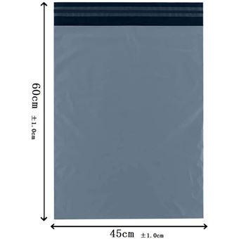 JECO - Lot de 20 Enveloppes plastique d'expédition opaques 520x600 mm 70  microns, très grandes pochettes d'expédition VAD 52x60 cm Légère, très  solide, inviolable et imperméable : : Fournitures de bureau