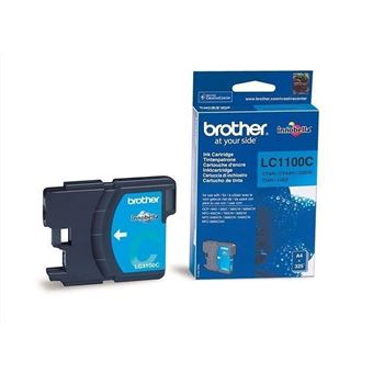 Brother LC1100C - Cyan - original - cartouche d'encre - pour Brother DCP-185, 395, 585, 6690, J715, MFC-490, 5490, 790, 795, 990, J615; Justio MFC-5890 - 1