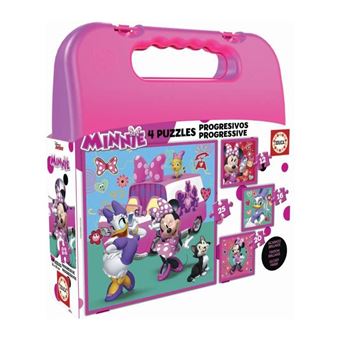 MINNIE Malette Puzzles Progressifs Minnie + The Happy Helpers 12-16-20-25 - 1