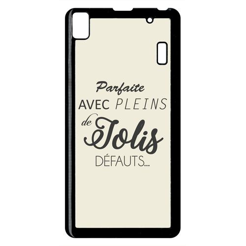 Coque Lenovo A7000 Parfaite Avec Pleins De Jolis Defauts Fond Beige