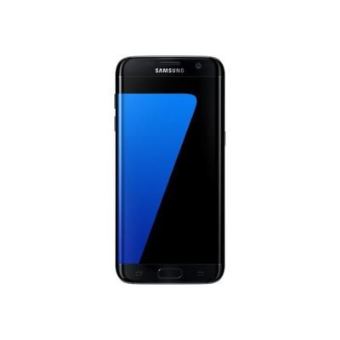 Samsung Galaxy S7 edge - 4G smartphone - RAM 4 Go / Mémoire interne 32 Go - microSD slot - OLED display - 5.5" - 2560 x 1440 pixels - rear camera 12 MP - front camera 5 MP - noir - 1