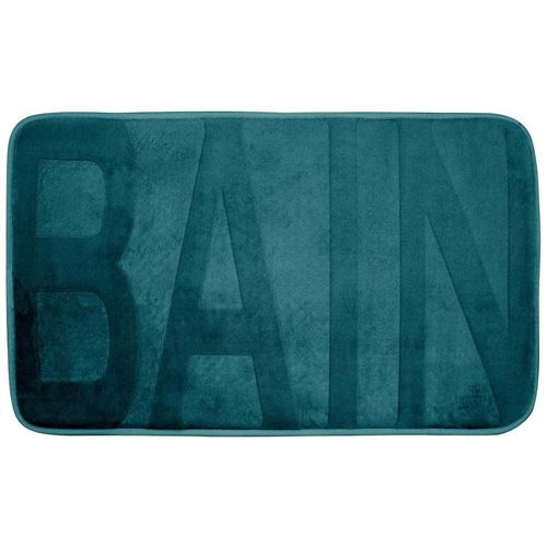 Paris Prix Bleu Tapis De Bain Microfibre "Relief" 45X75cm Canard