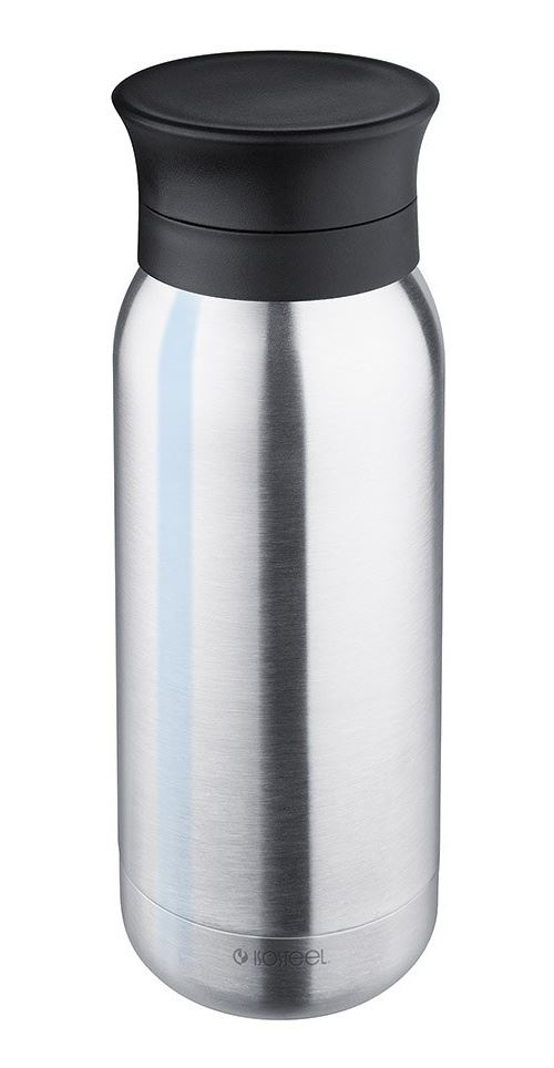 Isosteel Bouteille de sport en acier inoxydable 0,35 litre argenté