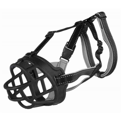 Trixie Muzzle Flex muzzle rubber S black