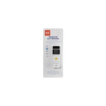 One for all urc1035 télécommande universelle pour climatiseur - 5 modes - écran lcd avec systeme de rétroéclairage