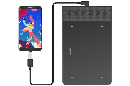 Tekentablet - XP-PEN G640S V2 - Grootte 6x4 inch voor Windows / Mac / Smartphone / Tablet Android - Passieve Stylus