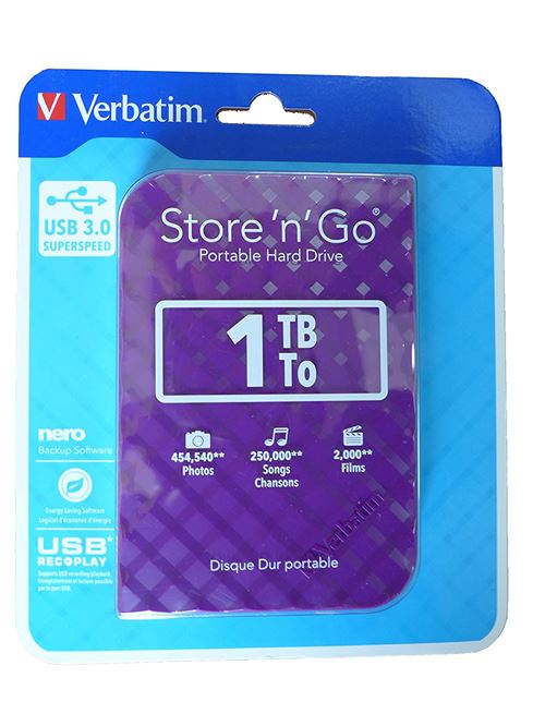Verbatim 53212 Store 'N' GO Disques Dur 2.5 USB