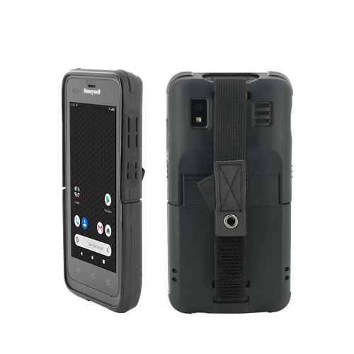 Mobilis Coque de Protection renforcée pour Terminal Honeywell EDA51 avec Patte de Saisie et Porte-Stylet, Noir