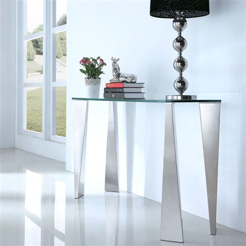 Console design en verre Epine