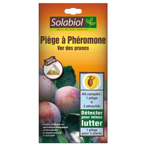 Piège + 2 phéromones ver des prunes Solabiol