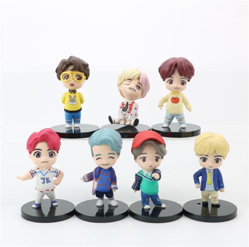 7 mini figurines BTS 6,3-7,8CM