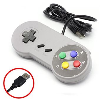 Achetez votre Manette USB pour rétrogaming Noire (Nintendo Super