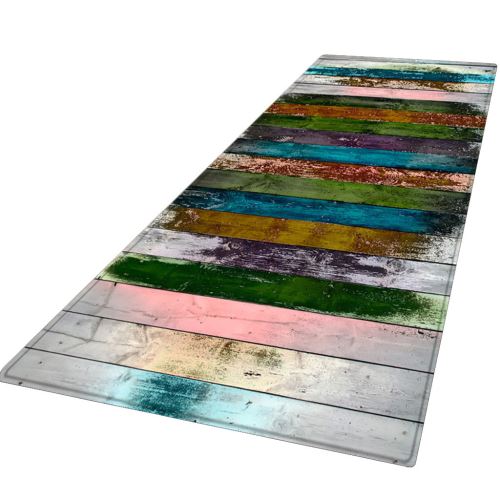 60x180 CM Tapis Hall d'entrée Paillasson Anti - Slip Tapis Absorber eau Cuisine Mat BT565