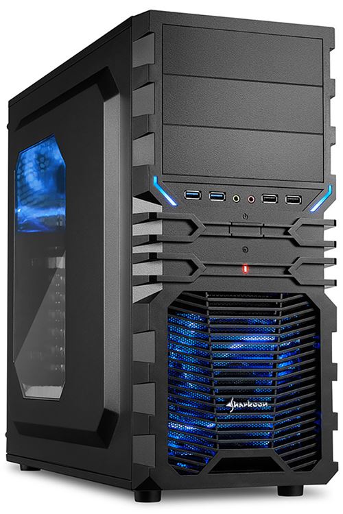 PC Gaming AMD Ryzen 3 1200, RX 550, 8 Go RAM DDR4, 240Go SSD, 1To HDD. PC Gamer Advanced. Unité centrale avec Win 10