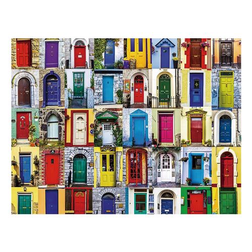 Puzzle 2000 pièces 40 portes _ Multicolore